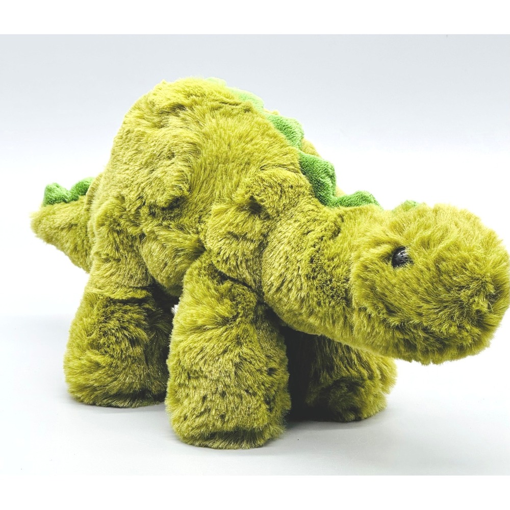 Manhattan Toy Company Stegosaurus Dinosaur‎ Green Plush Stuffed Animal 2016 11"